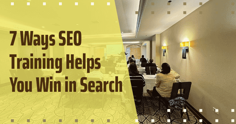 Bruce Clay hosting an in-person SEO training class.